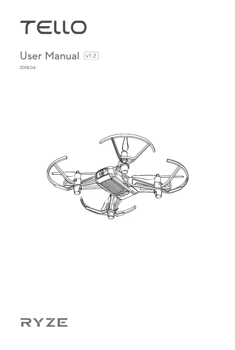 Page 1 of the manual User Manual DJI Tello