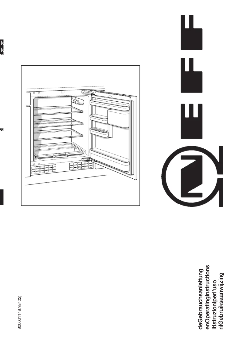 Page 1 of the manual User Manual Bosch KUR15A50RU