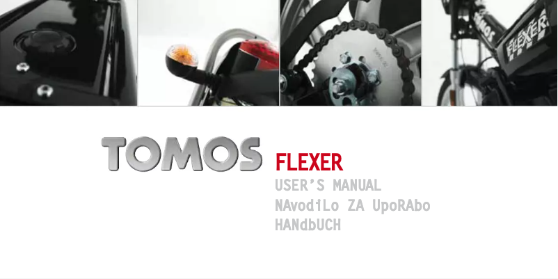 Page 1 of the manual User Manual Tomos Flexer 45