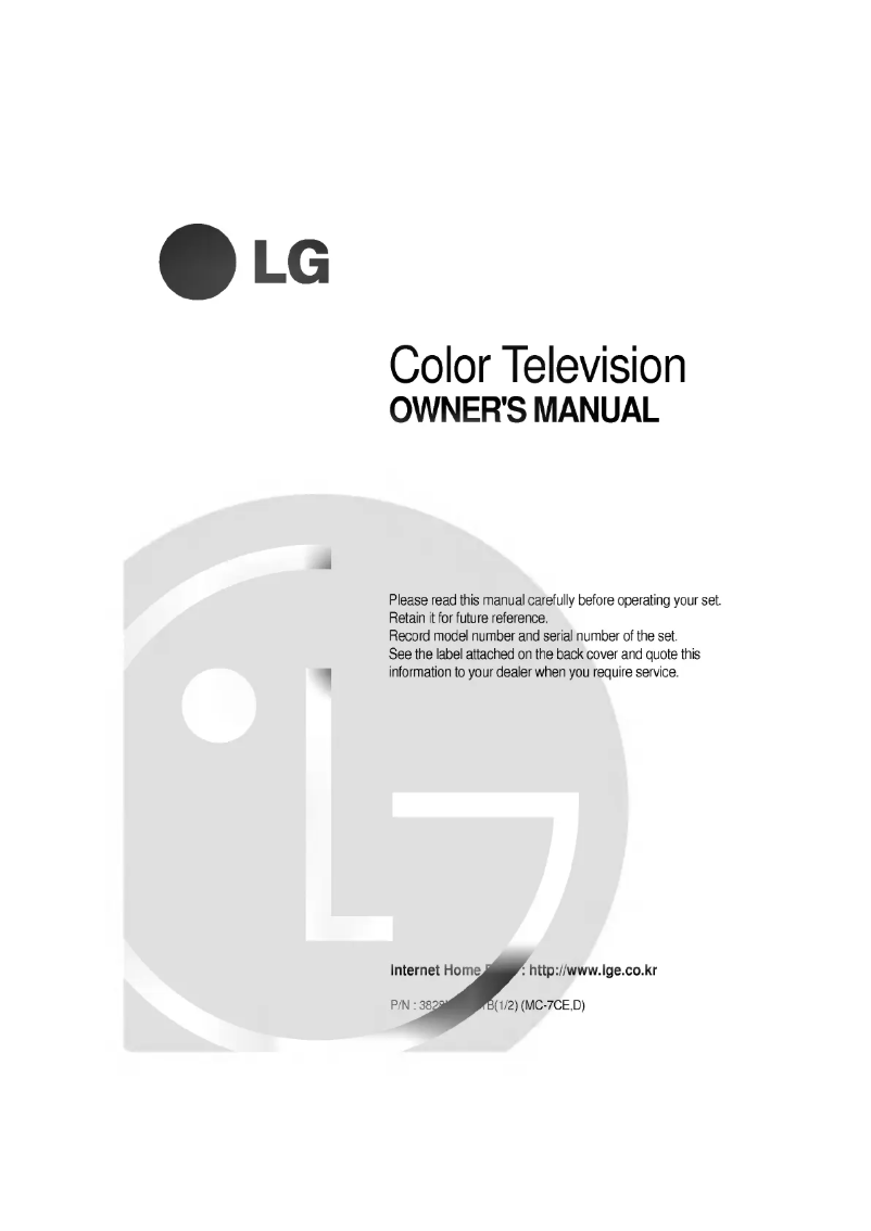 First page image of the manual for CP-29K40