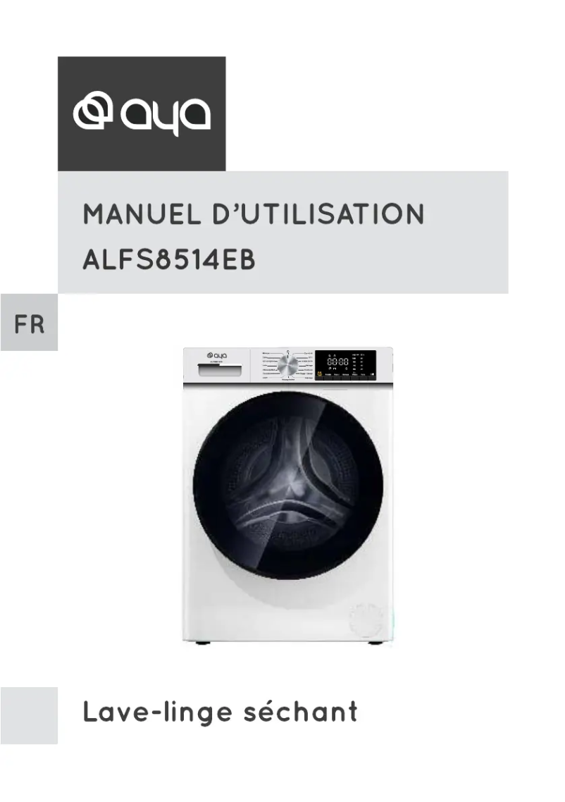 First page image of the manual for ALFS8514EB