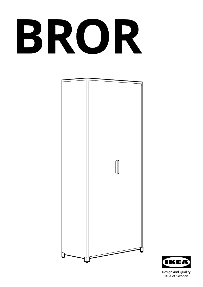 First page image of the manual for BROR 504.942.97