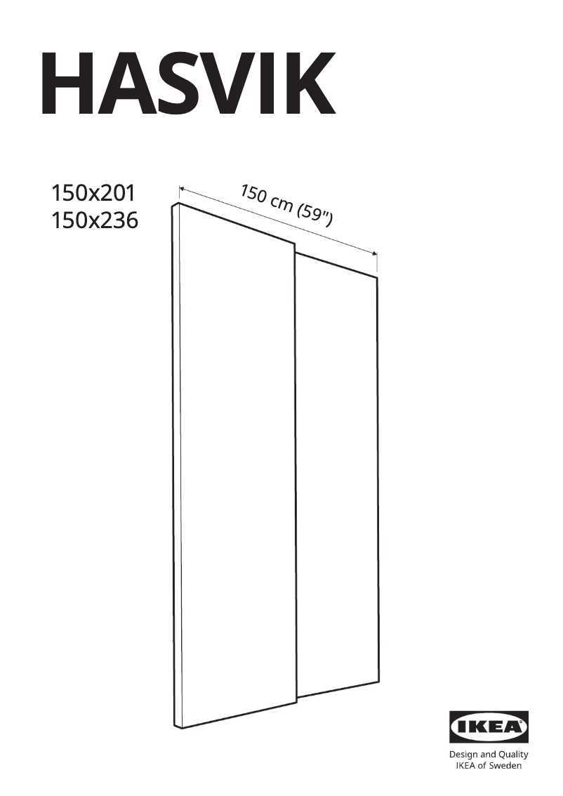 First page image of the manual for HASVIK 305.773.21