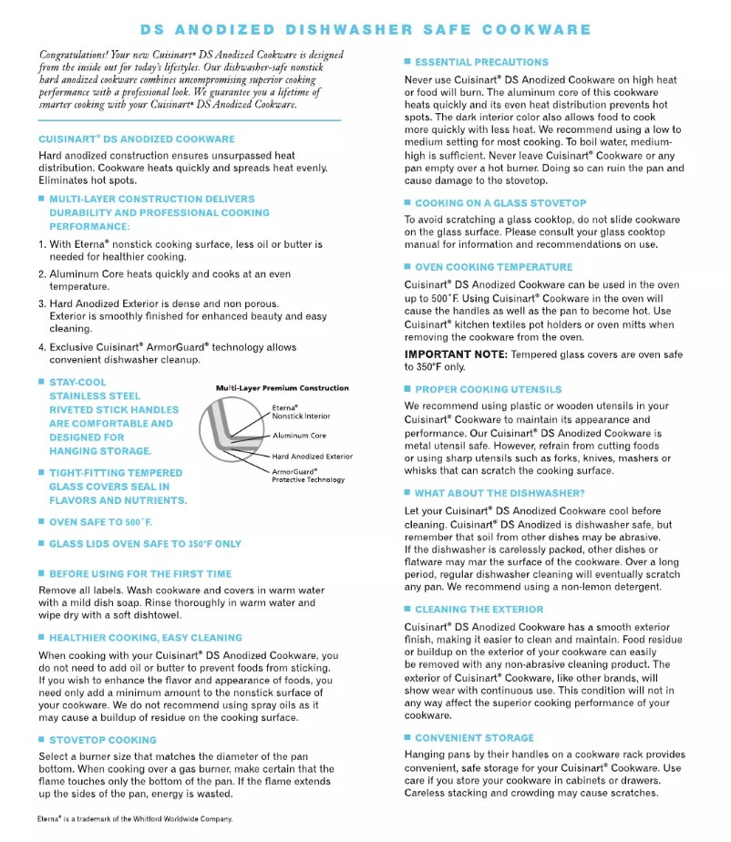 First page image of the manual for DSA22-30HP1