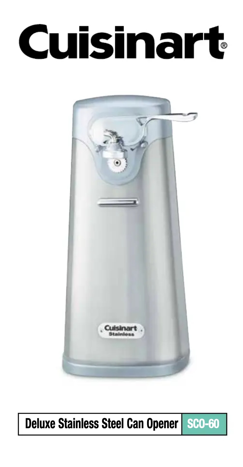 Image de la première page du manuel de l'appareil SCO-60