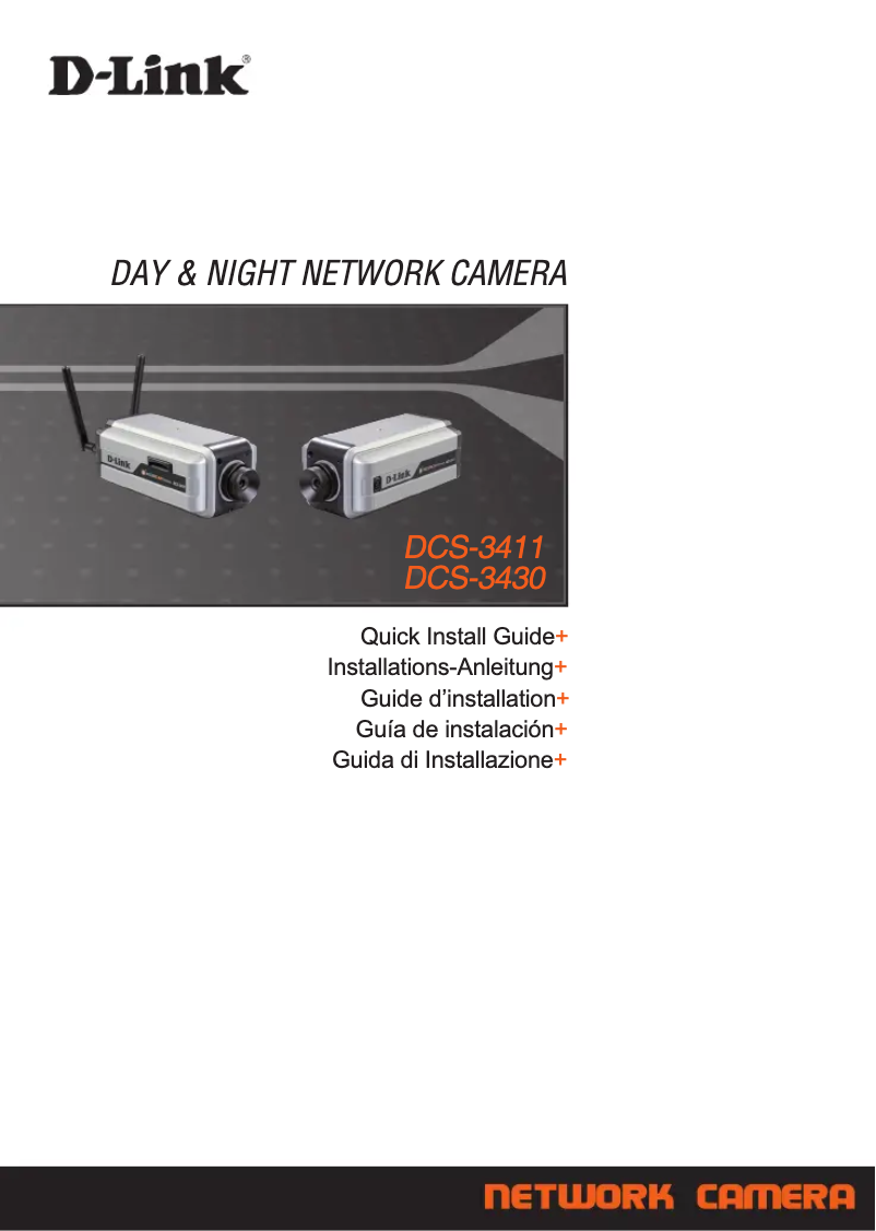 Page 1 of the manual Quick Start Guide D-Link DCS-3430
