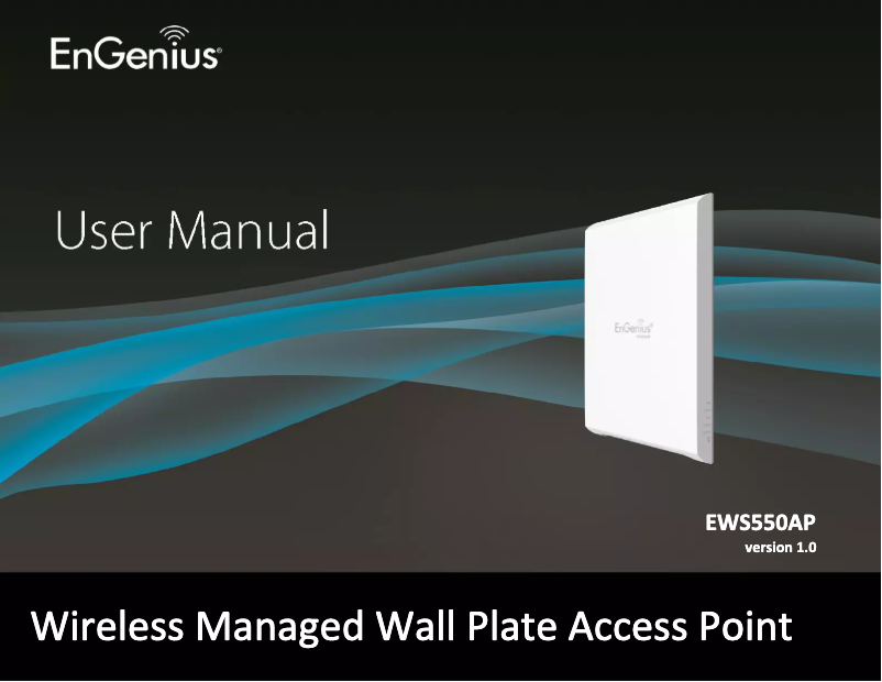 First page image of the manual for EWS550AP