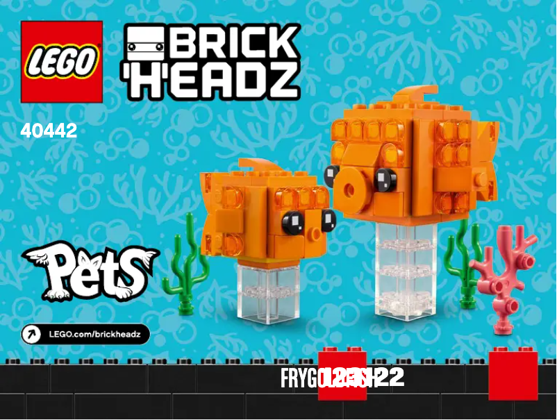 First page image of the manual for Brickheadz 40442
