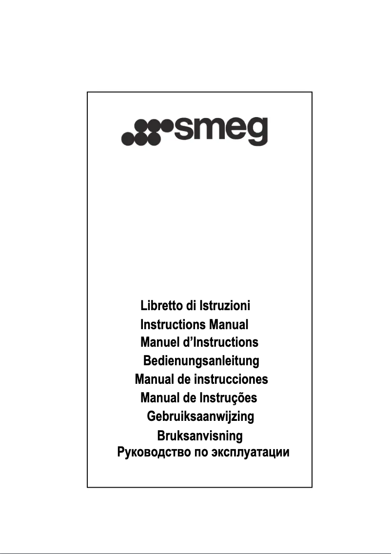 Page 1 of the manual User Manual Smeg KC19RW