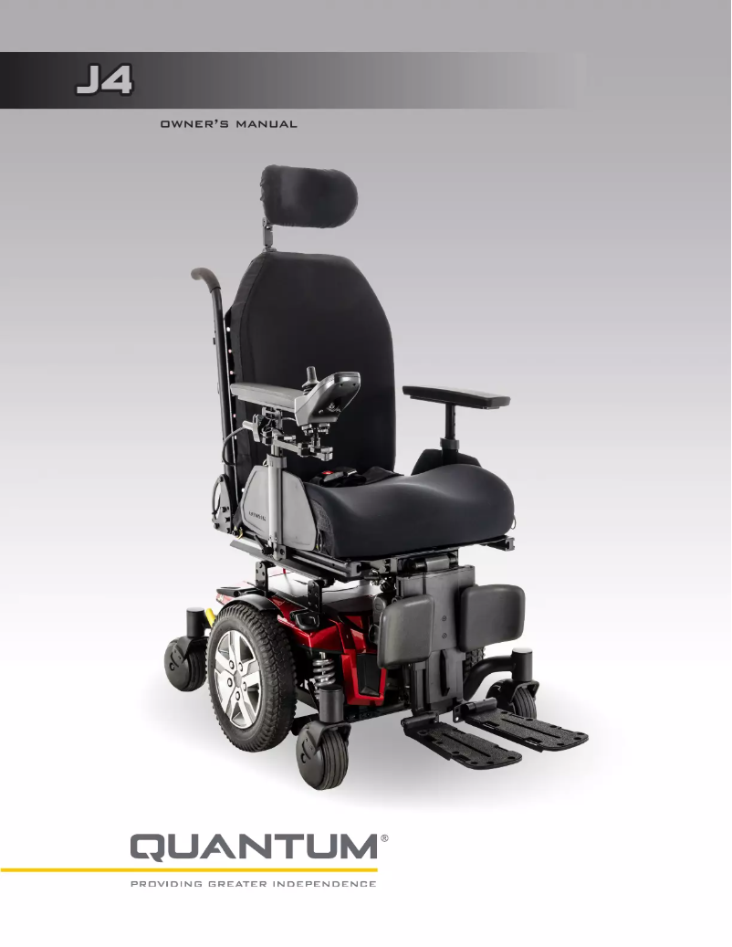 First page image of the manual for J4