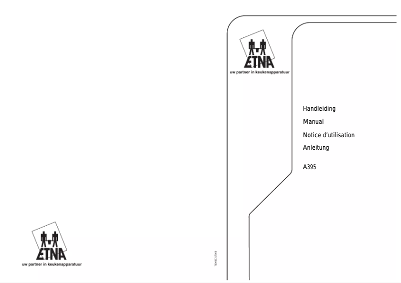 First page image of the manual for A395
