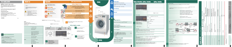 Page 1 of the manual Use and Maintenance Manual Siemens WM12S425GC