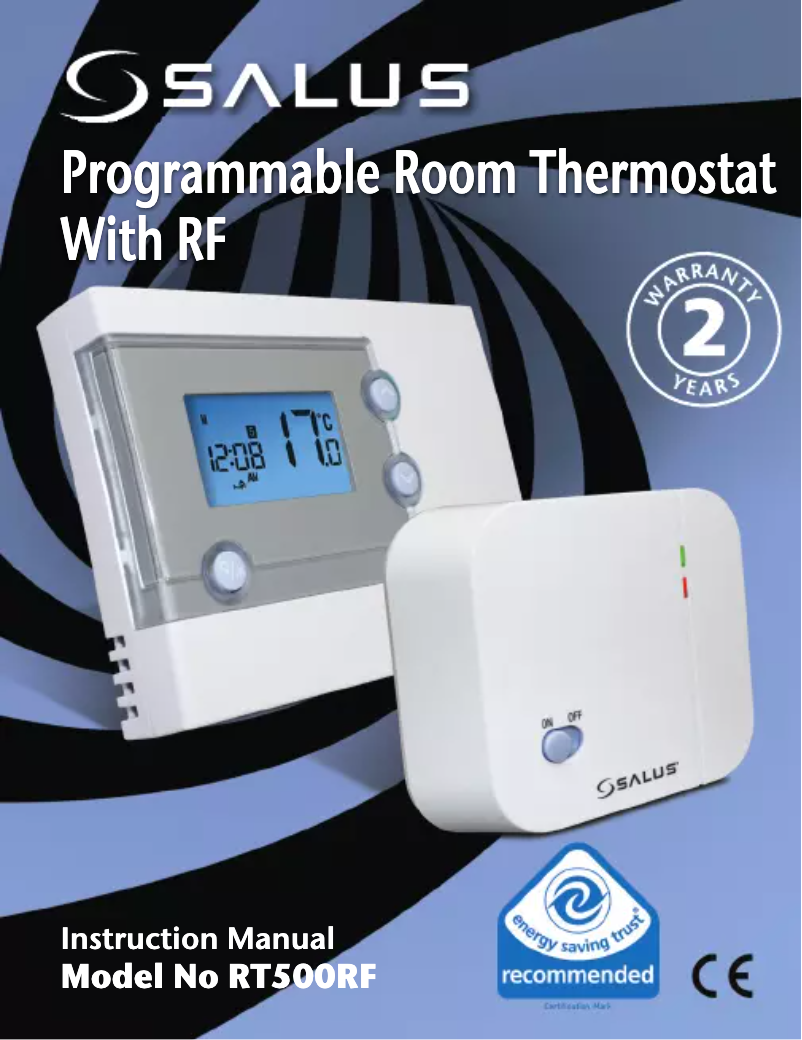 First page image of the manual for RT500RF