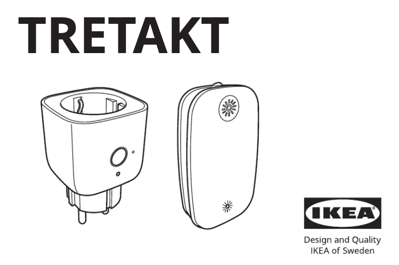 Page 1 of the manual User Manual Ikea TRETAKT 005.697.23