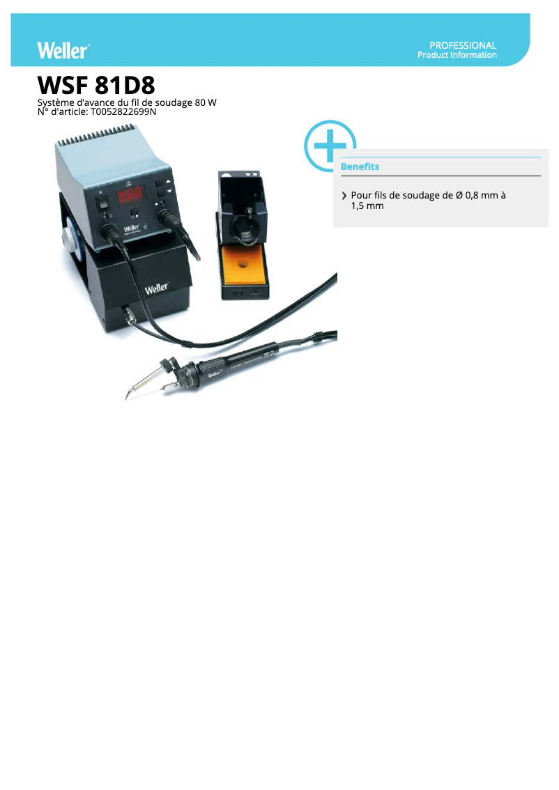 First page image of the manual for WSF 81 D8