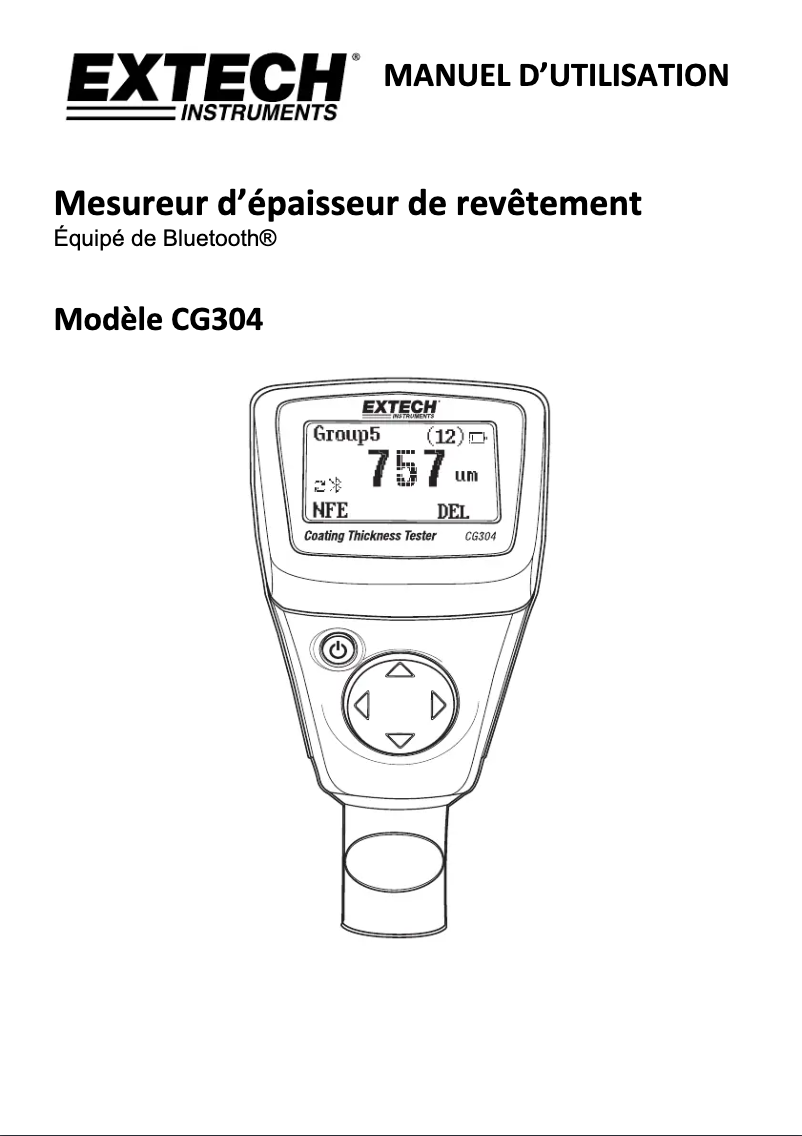 First page image of the manual for CG104