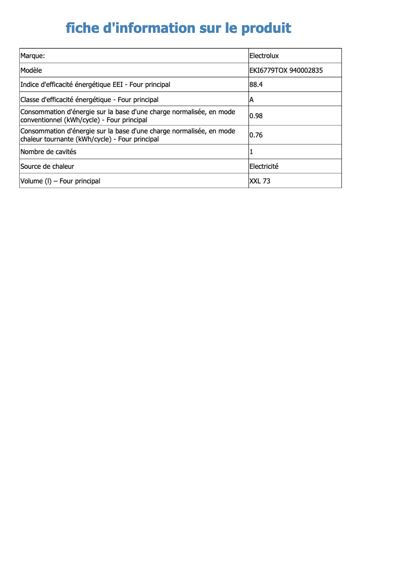 First page image of the manual for EKI6779TOX