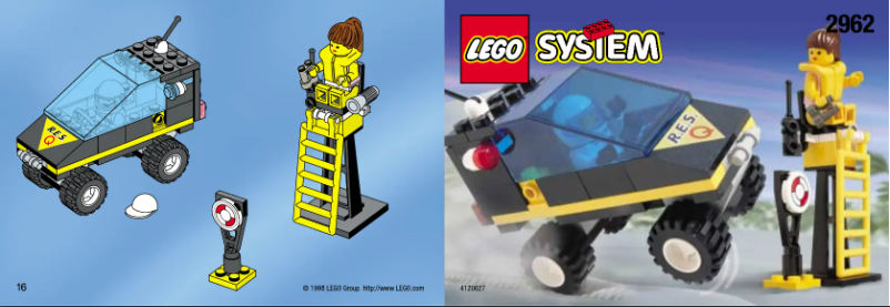 Page 1 of the manual User Manual Lego RES-Q CAR