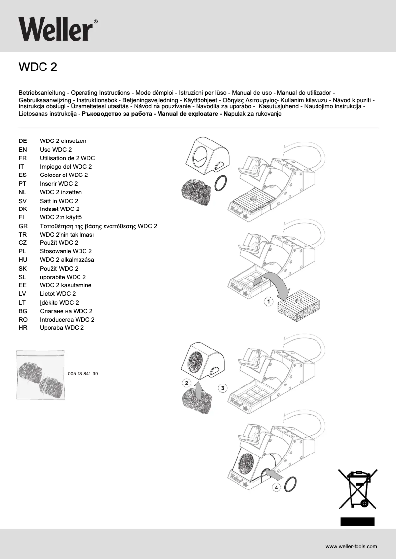 First page image of the manual for 2 Trockenreiniger
