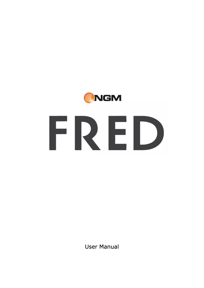 First page image of the manual for Fred