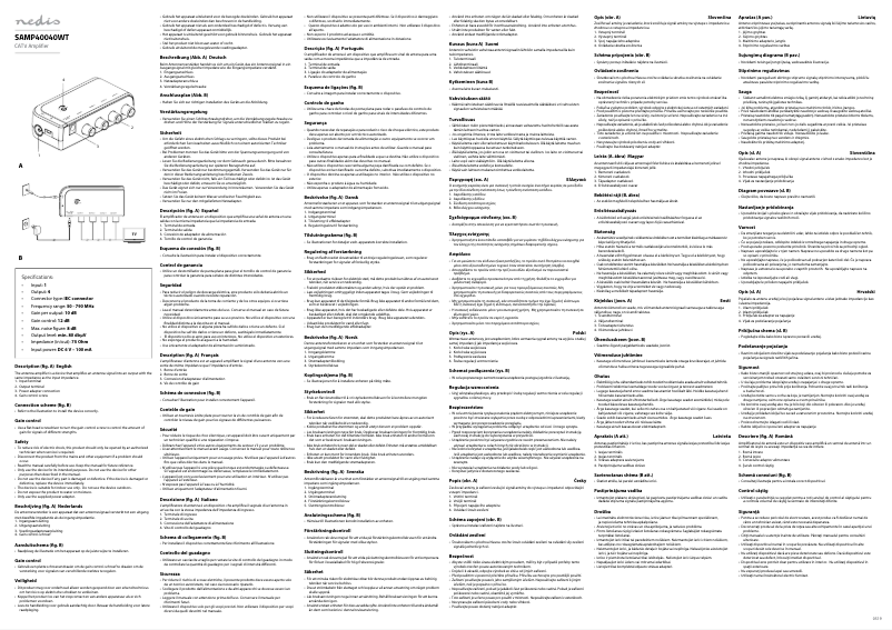 First page image of the manual for SAMP40040WT