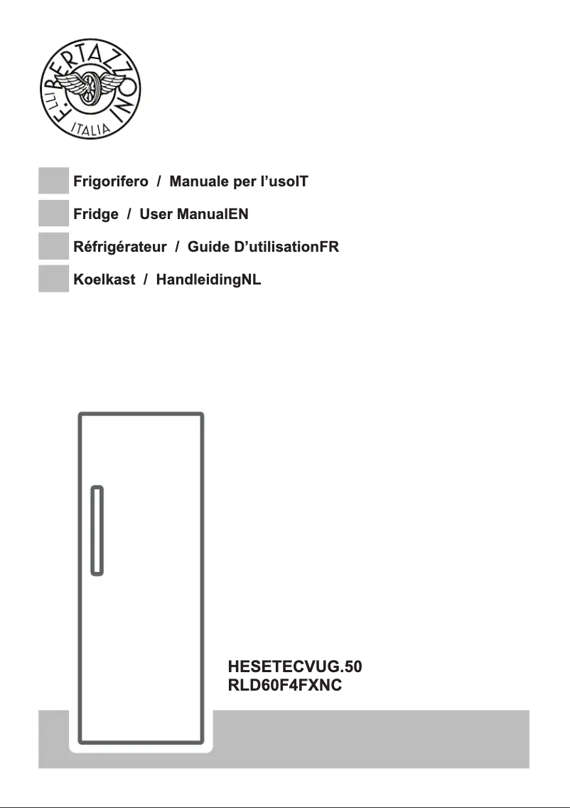 First page image of the manual for RLD60F4FXNC