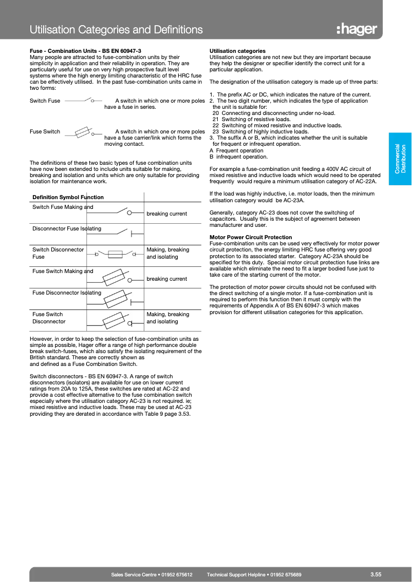 Page 1 of the manual User Manual Hager JG425DC