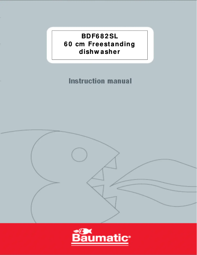 Page 1 of the manual User Manual Baumatic BDF682SL