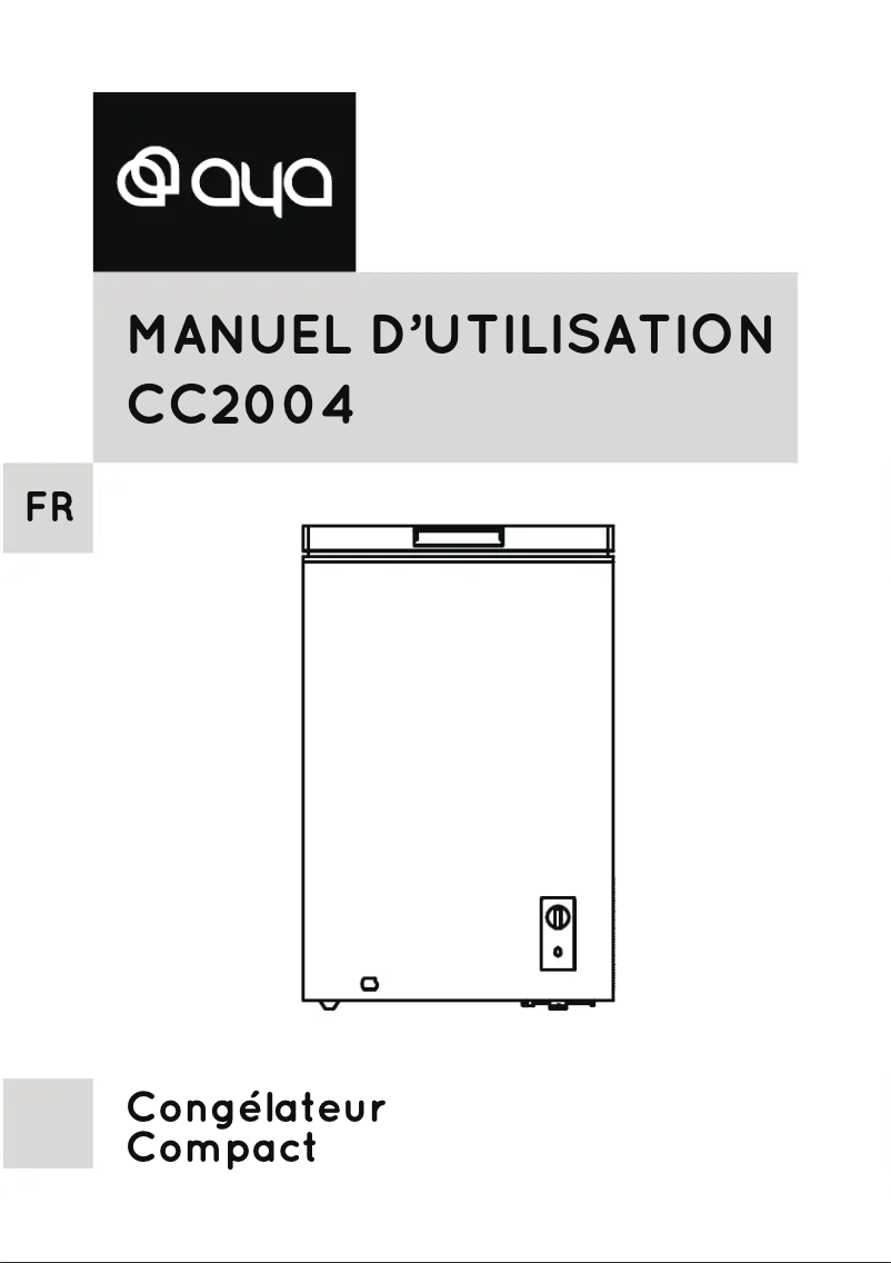 Page 1 of the manual User Manual AYA CC2004