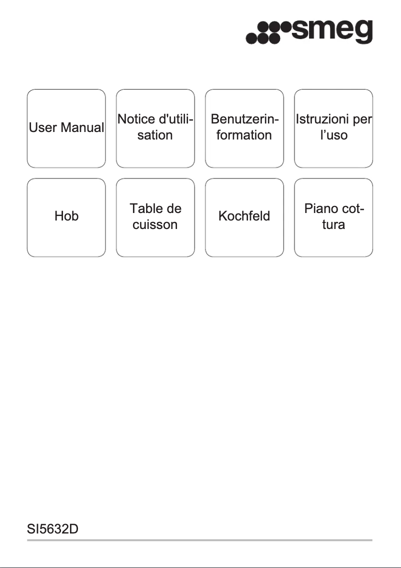 Page 1 of the manual User Manual Smeg SI5632D