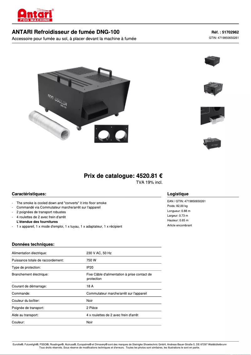 First page image of the manual for DNG-100