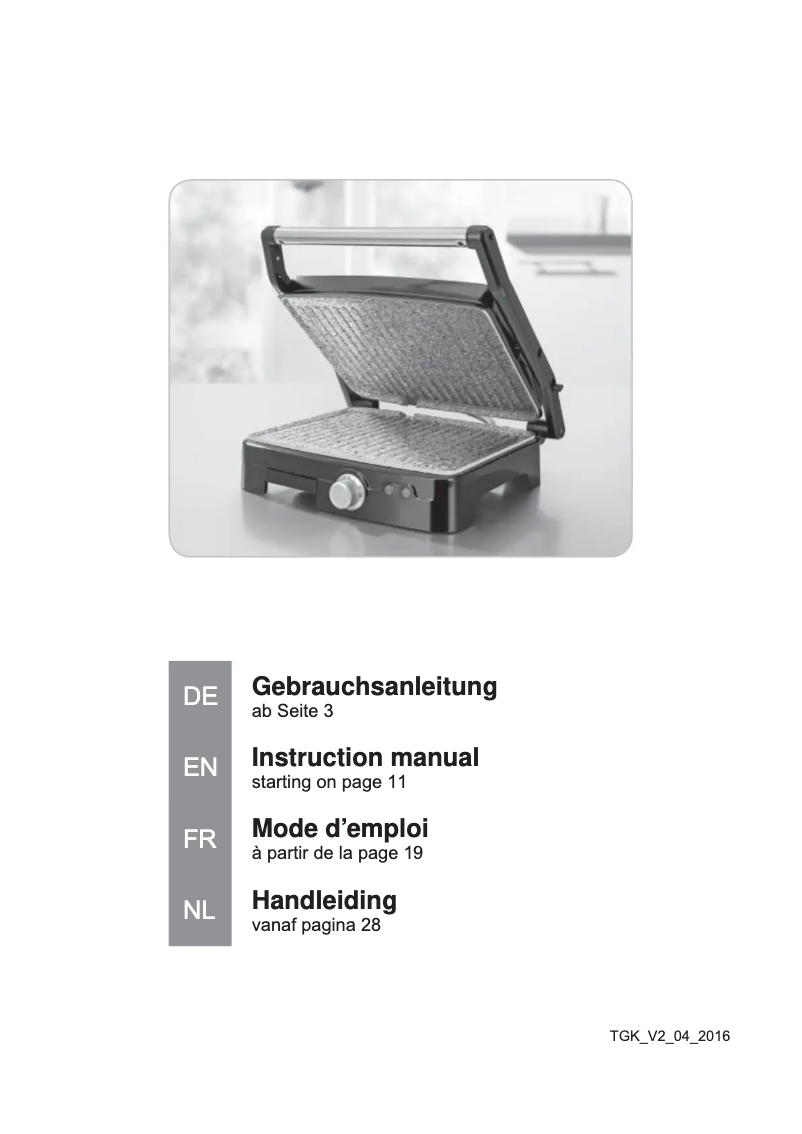 First page image of the manual for 07277