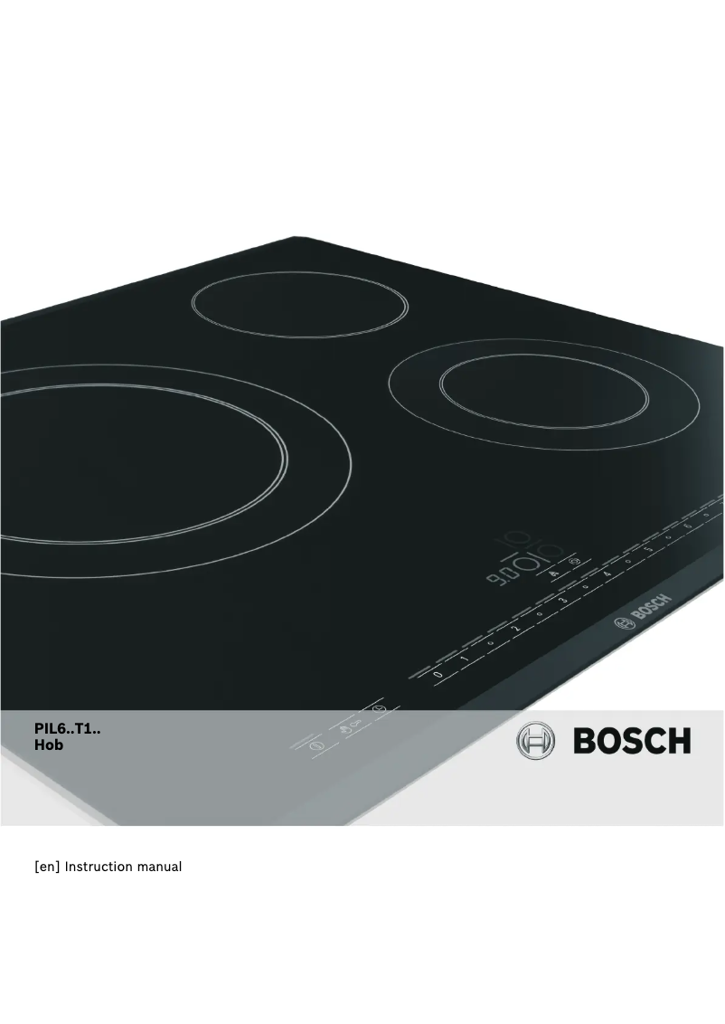 Page 1 of the manual User Manual Bosch PIL613T14E