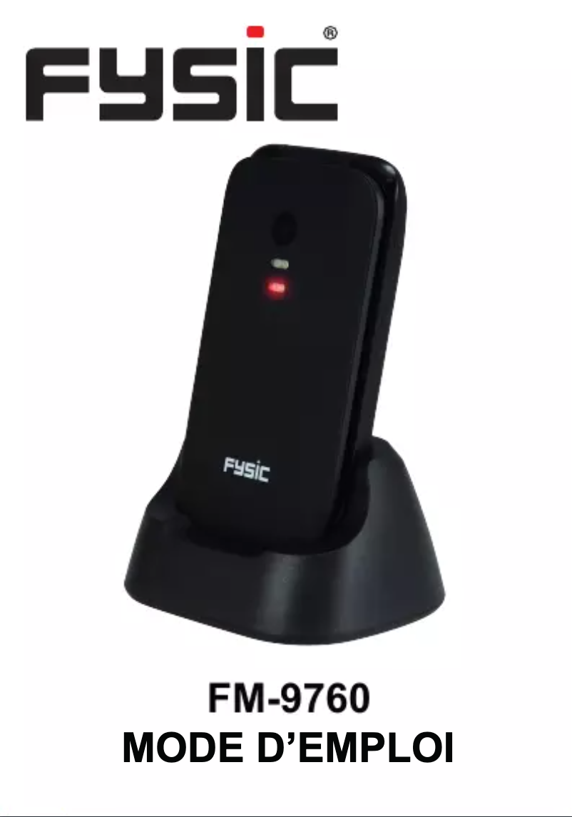 First page image of the manual for FM-9760