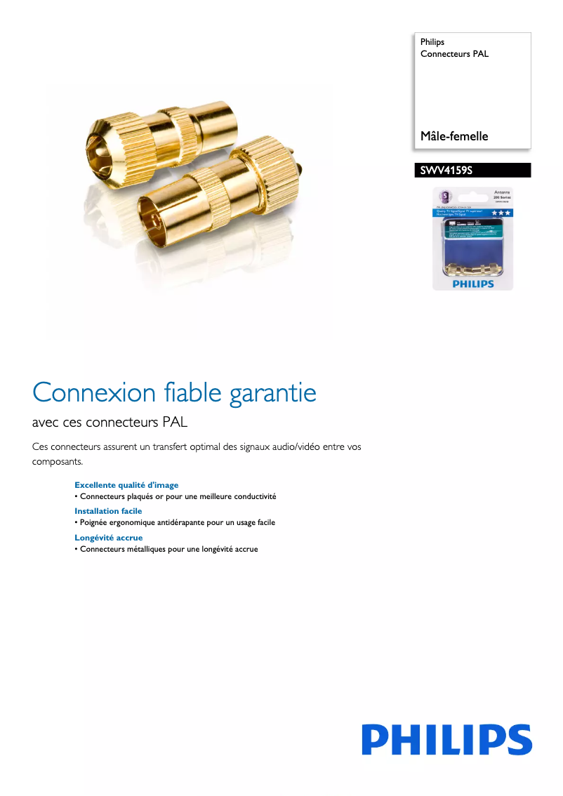 First page image of the manual for SWV4159S