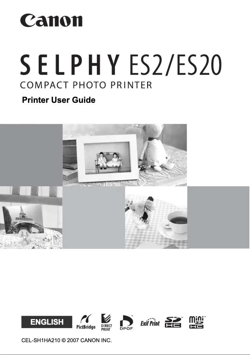 First page image of the manual for Selphy ES2