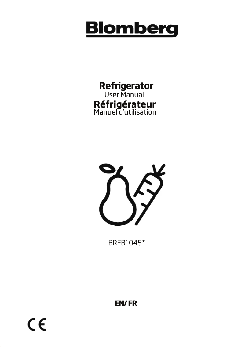 First page image of the manual for BRFB1045SS