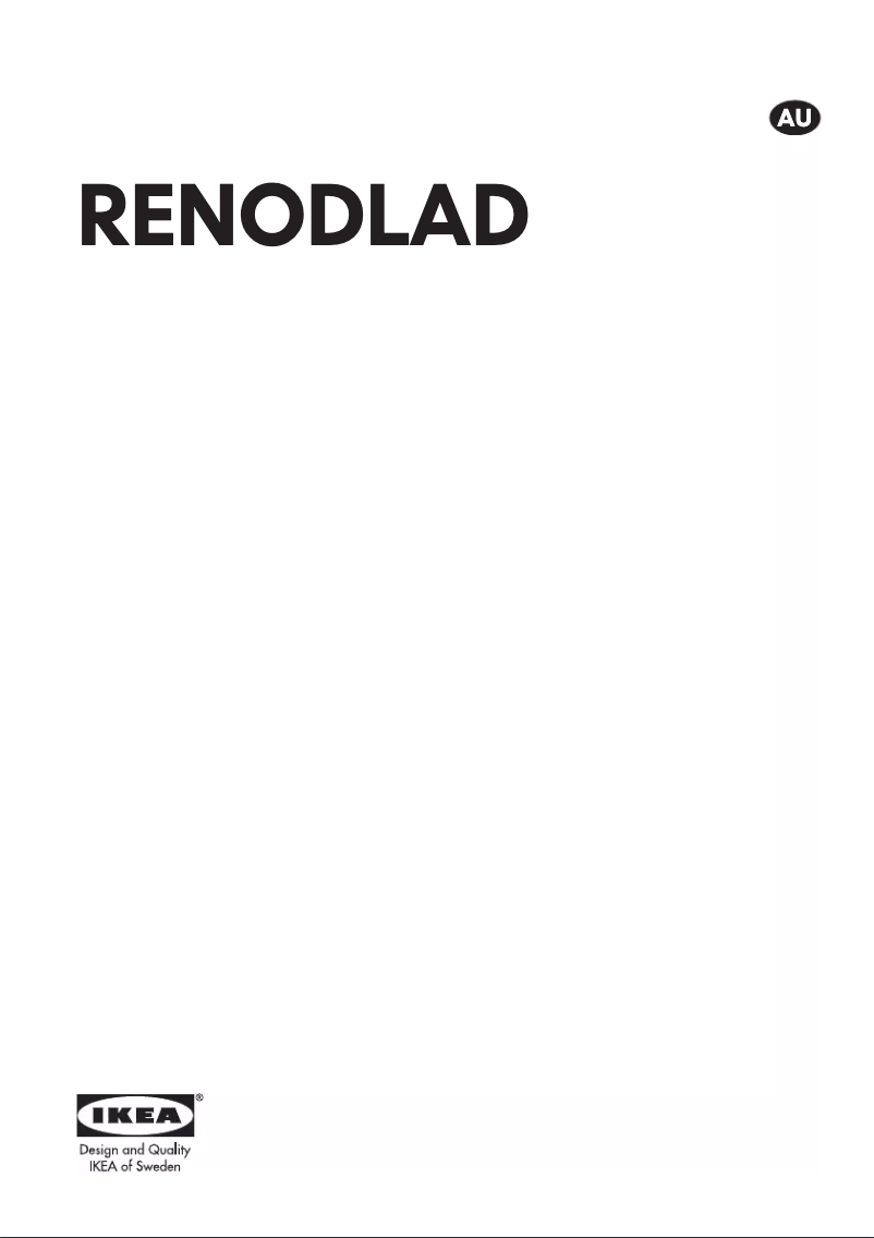First page image of the manual for RENODLAD