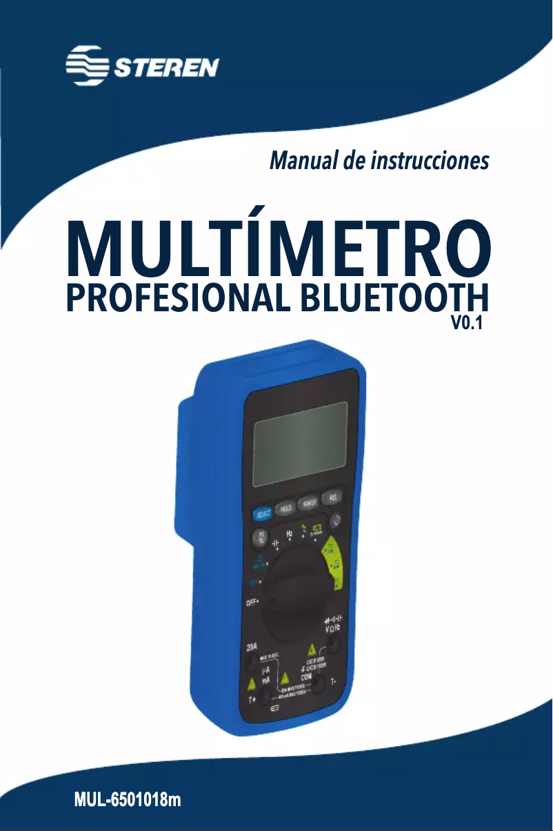 Image de la première page du manuel de l'appareil MUL-650