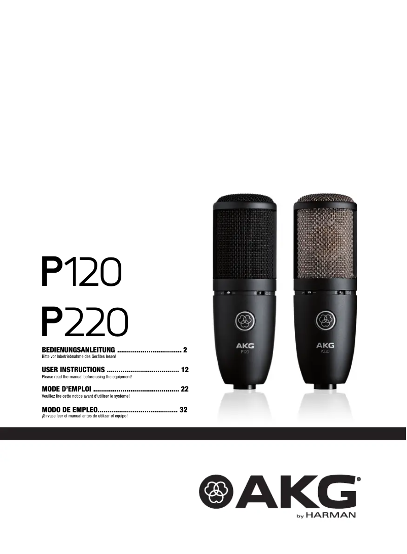 First page image of the manual for P220