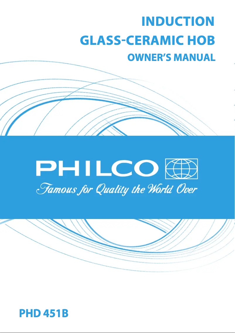 Page 1 of the manual User Manual Philco PHD 451 B