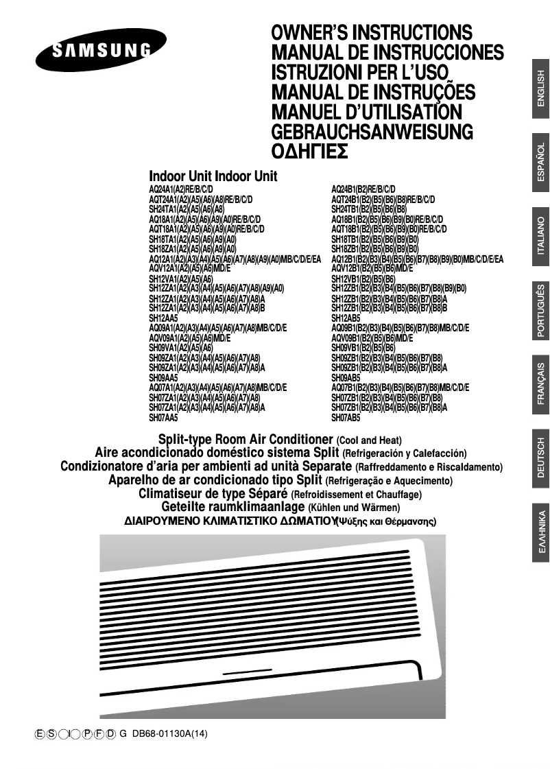 Page 1 of the manual User Manual Samsung SH24TA1