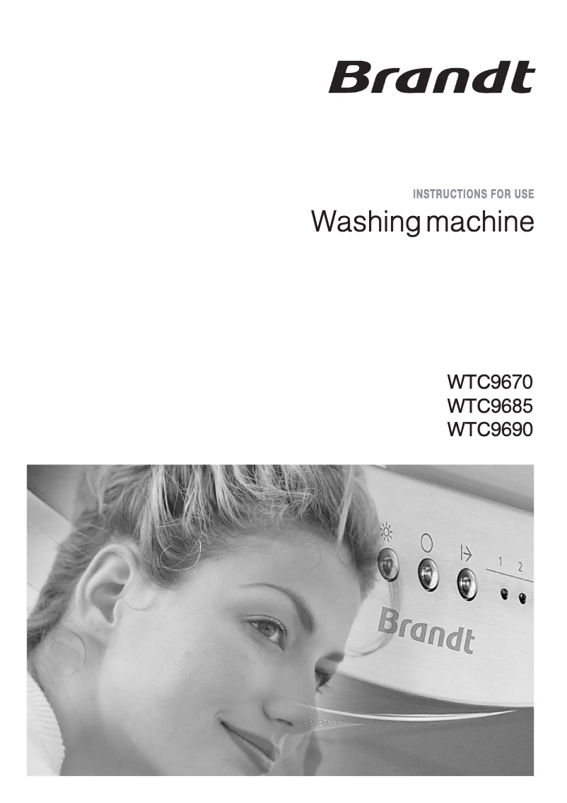 First page image of the manual for WTC9670