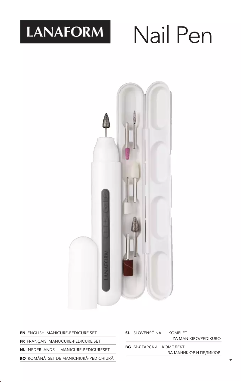 First page image of the manual for Nail Pen