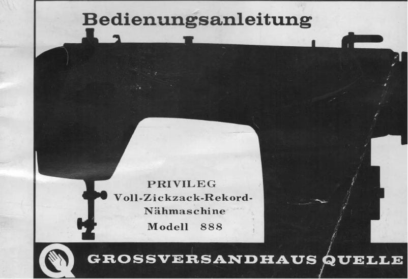 Page 1 of the manual User Manual Privileg 888