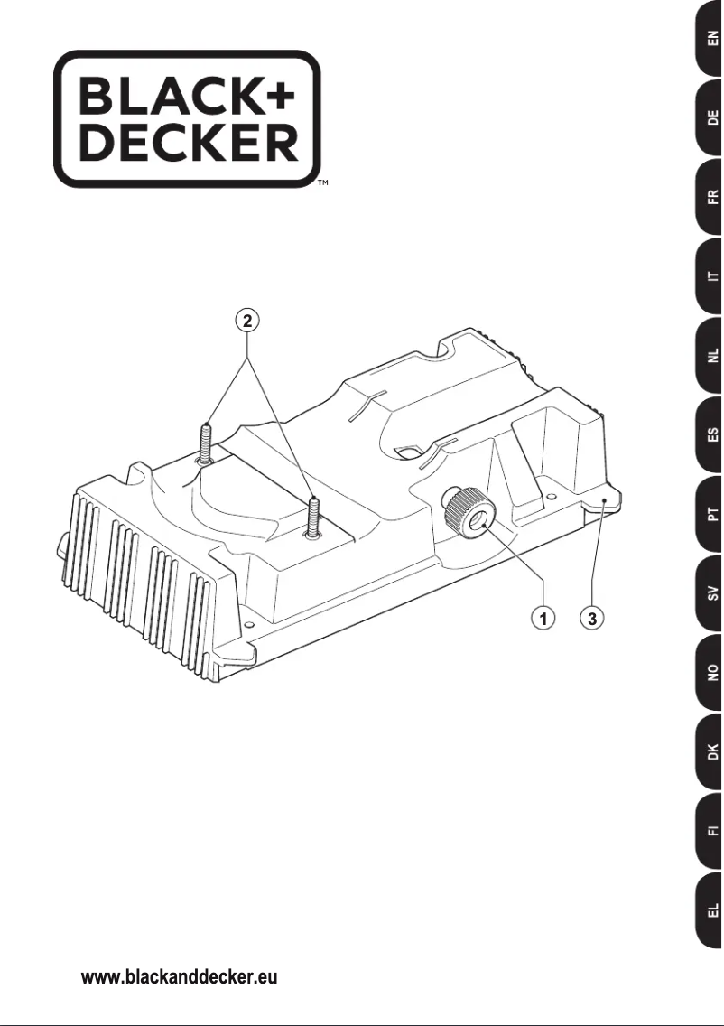 Page 1 of the manual User Manual Black & Decker KA89E