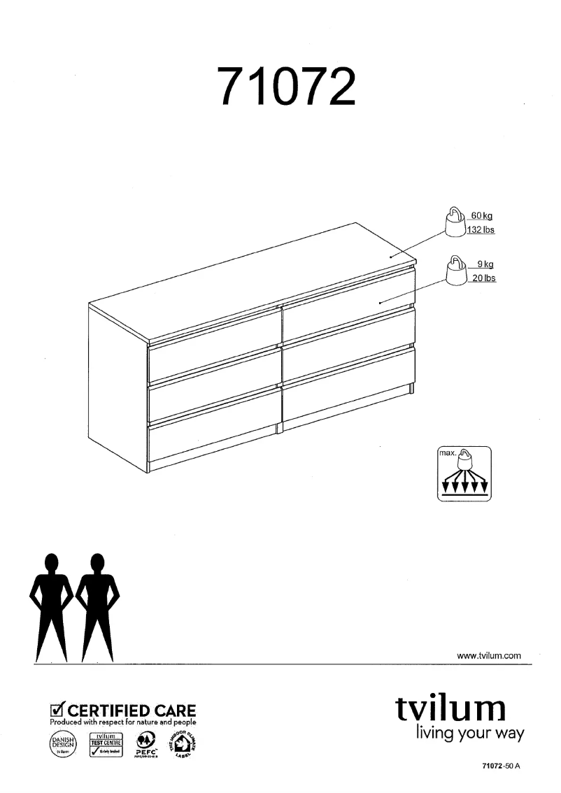 Page 1 of the manual User Manual JYSK Brondby (153.6x50x70)