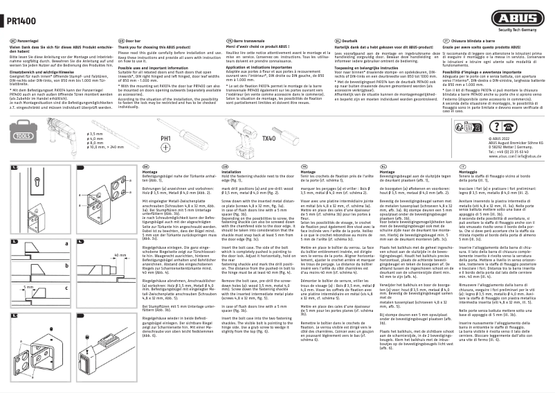 First page image of the manual for Bar