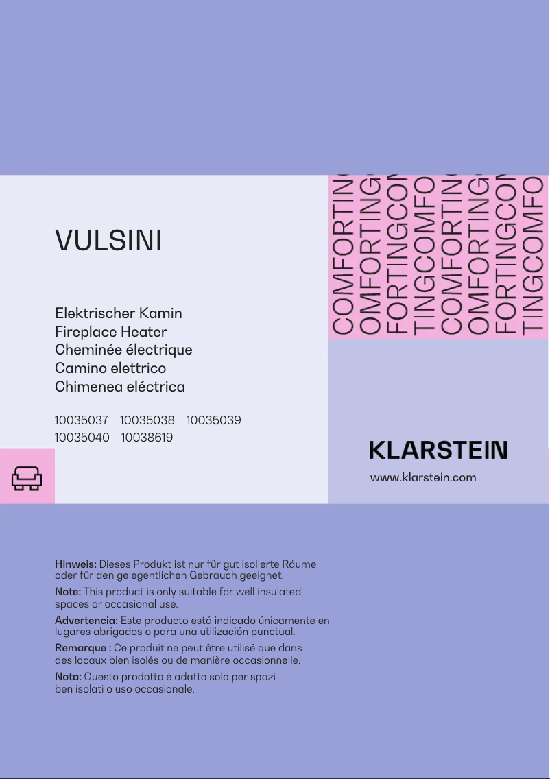 Image de la première page du manuel de l'appareil Vulsini