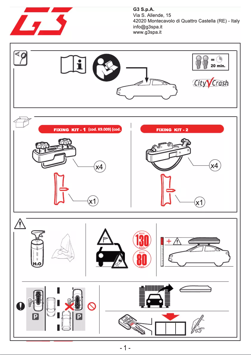 First page image of the manual for Bicube 400+
